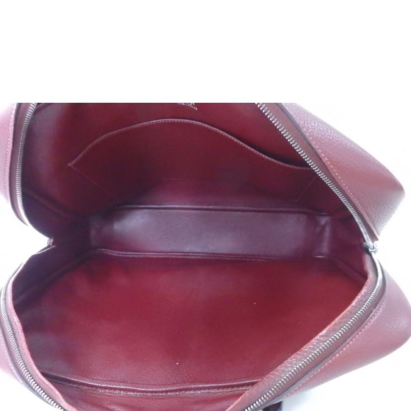 HERMES エルメス/プリュムドッグ/トゴ/シルバー金具/ボルドー系//□F刻印/Bランク/84