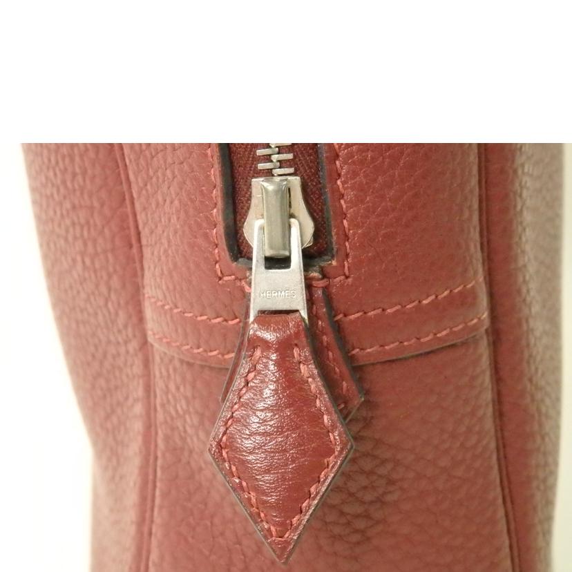 HERMES エルメス/プリュムドッグ/トゴ/シルバー金具/ボルドー系//□F刻印/Bランク/84