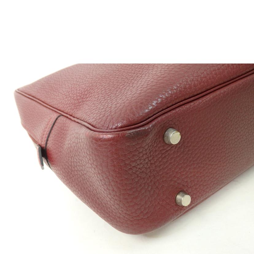 HERMES エルメス/プリュムドッグ/トゴ/シルバー金具/ボルドー系//□F刻印/Bランク/84