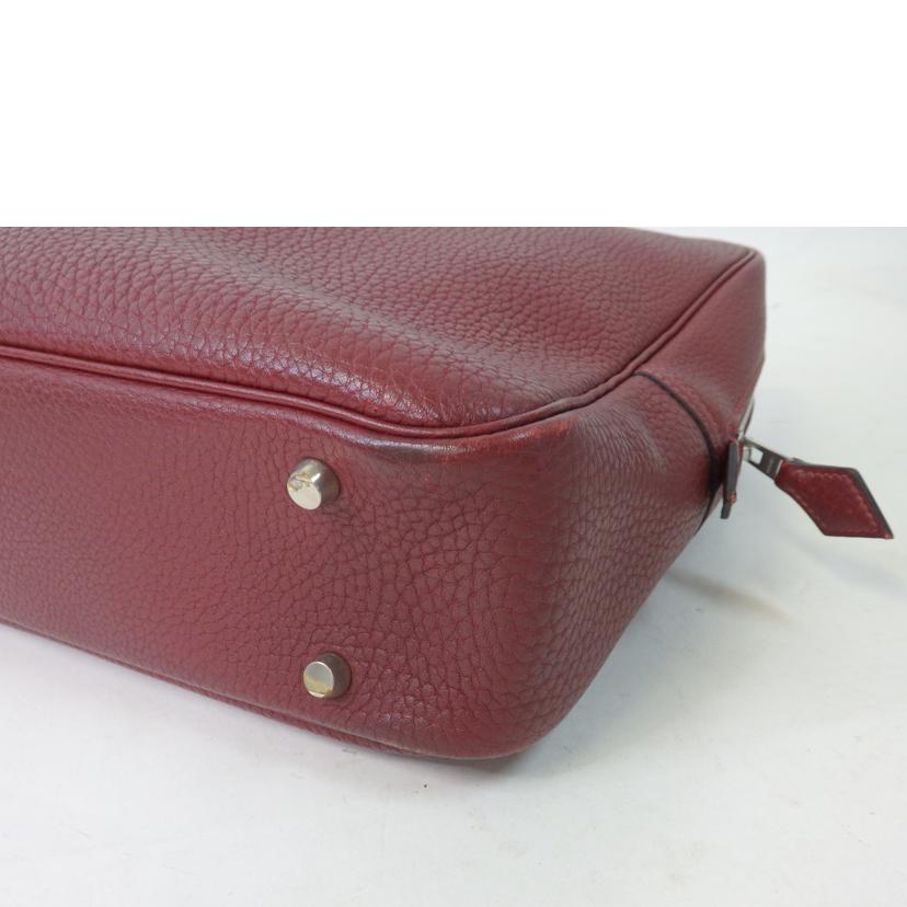 HERMES エルメス/プリュムドッグ/トゴ/シルバー金具/ボルドー系//□F刻印/Bランク/84