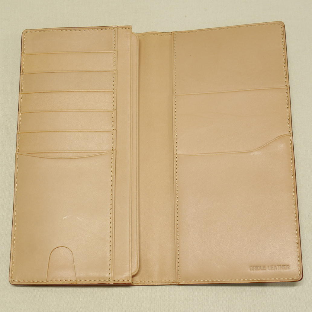 BRIDLE LEATHER(ブライドルレザー)/二つ折り長財布/なし/SAランク/52