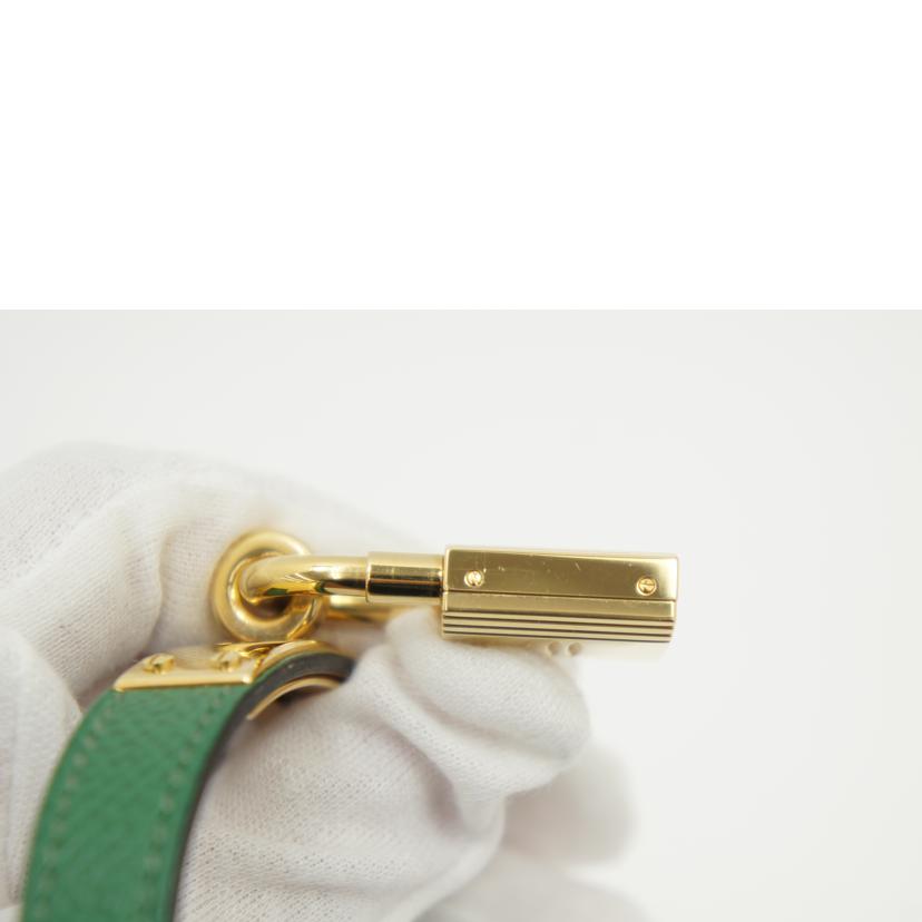 HERMES エルメス 腕時計 美品 1995年 ゴールドメッキ ホワイト文字盤/ケリーウォッチ/レディース/クォーツ/KE1.201//969706/Aランク/75