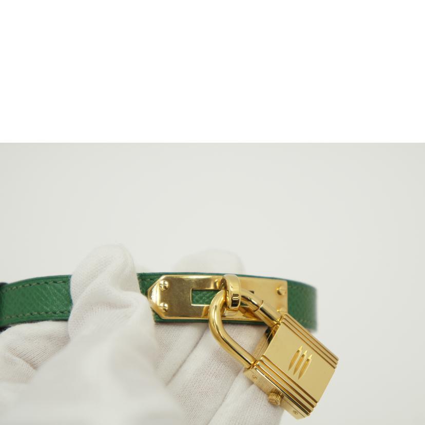 HERMES エルメス 腕時計 美品 1995年 ゴールドメッキ ホワイト文字盤/ケリーウォッチ/レディース/クォーツ/KE1.201//969706/Aランク/75