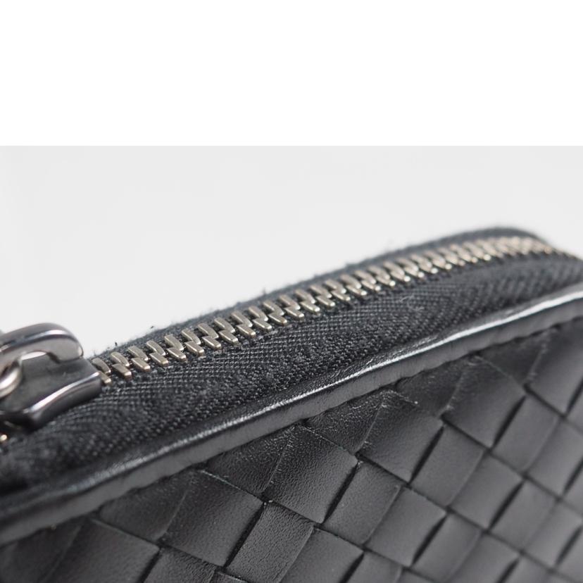 BOTTEGA VENETA ボッテガヴェネタ/レザー/ラウンドファスナー長財布/黒 A//S01412640A/Bランク/79