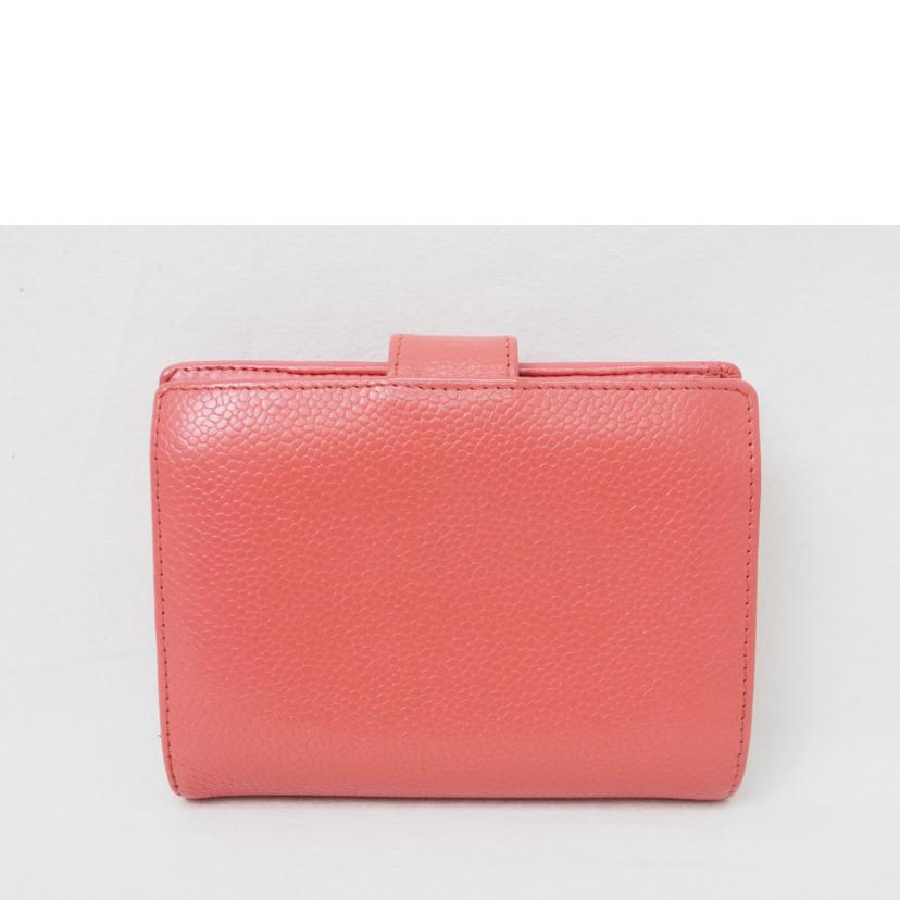CHANEL/ココマークがま口財布/キャビアスキン//8150512/Bランク/78