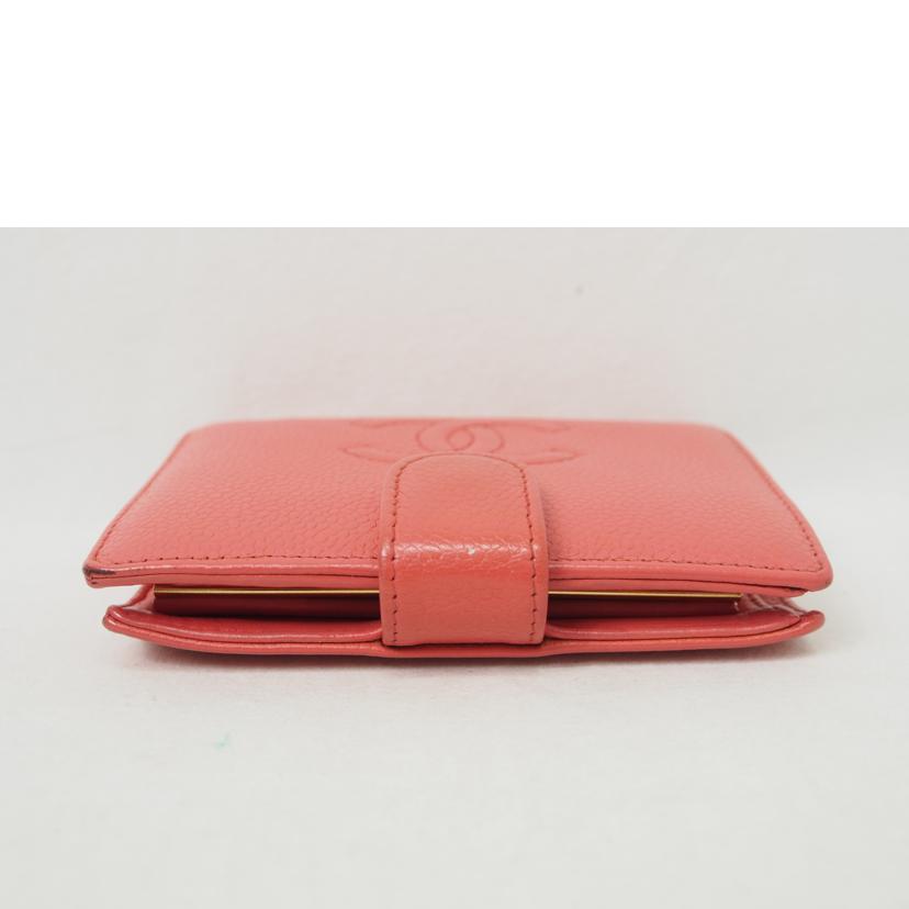 CHANEL/ココマークがま口財布/キャビアスキン//8150512/Bランク/78