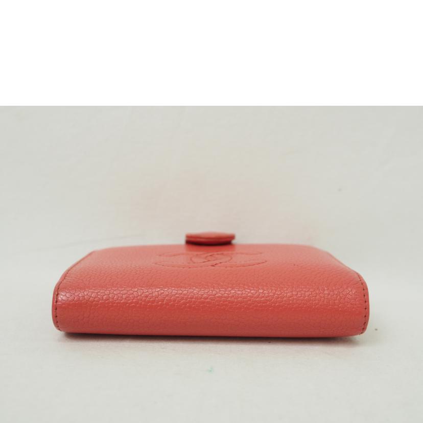 CHANEL/ココマークがま口財布/キャビアスキン//8150512/Bランク/78
