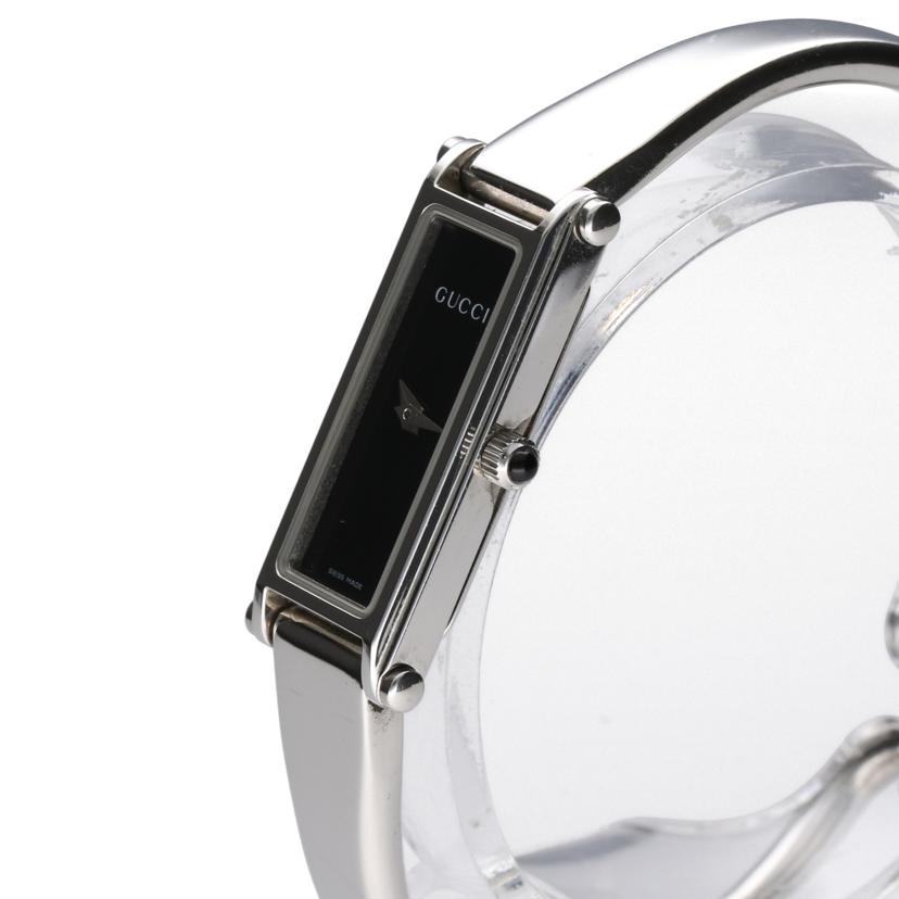 GUCCI グッチ/バングルウォッチ・ブラック/レディース/クォーツ/1500L//0614106/ABランク/75
