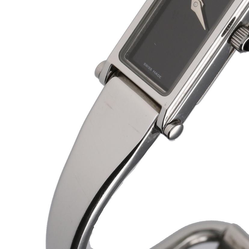 GUCCI グッチ/バングルウォッチ・ブラック/レディース/クォーツ/1500L//0614106/ABランク/75