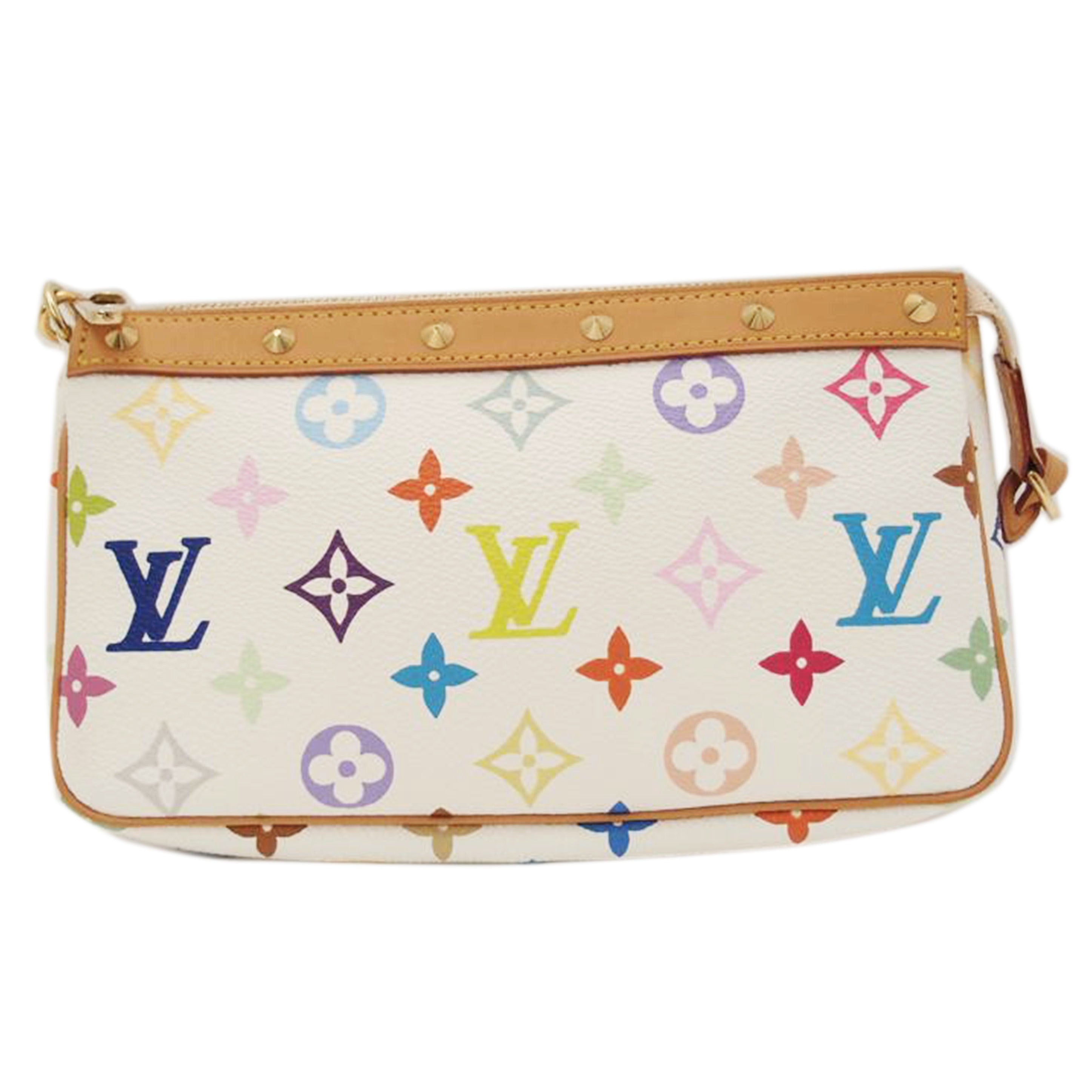 LOUIS VUITTON ルイ・ヴィトン ポーチ 白 レディース/ポシェット・アクセソワール/マルチカラー/ブロン/M92649//CA0014/SAランク/69