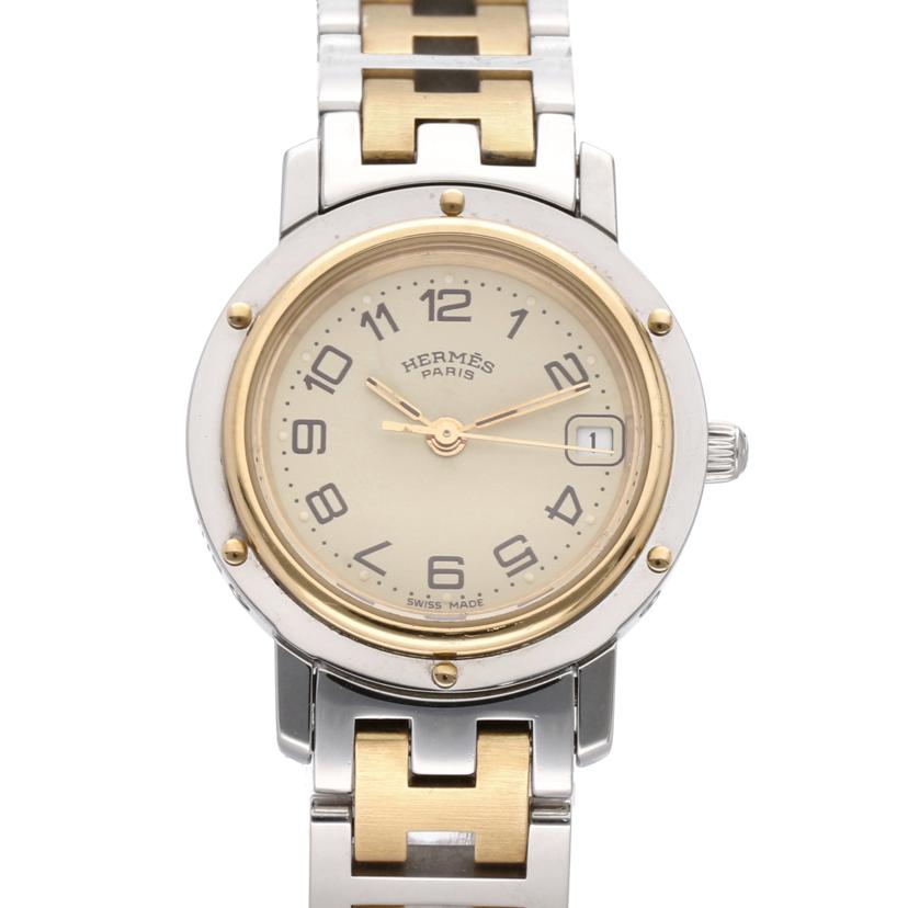 HERMES エルメス/クリッパー・アイボリー/レディース/クオーツ/CL4.220//1228267/ABランク/75