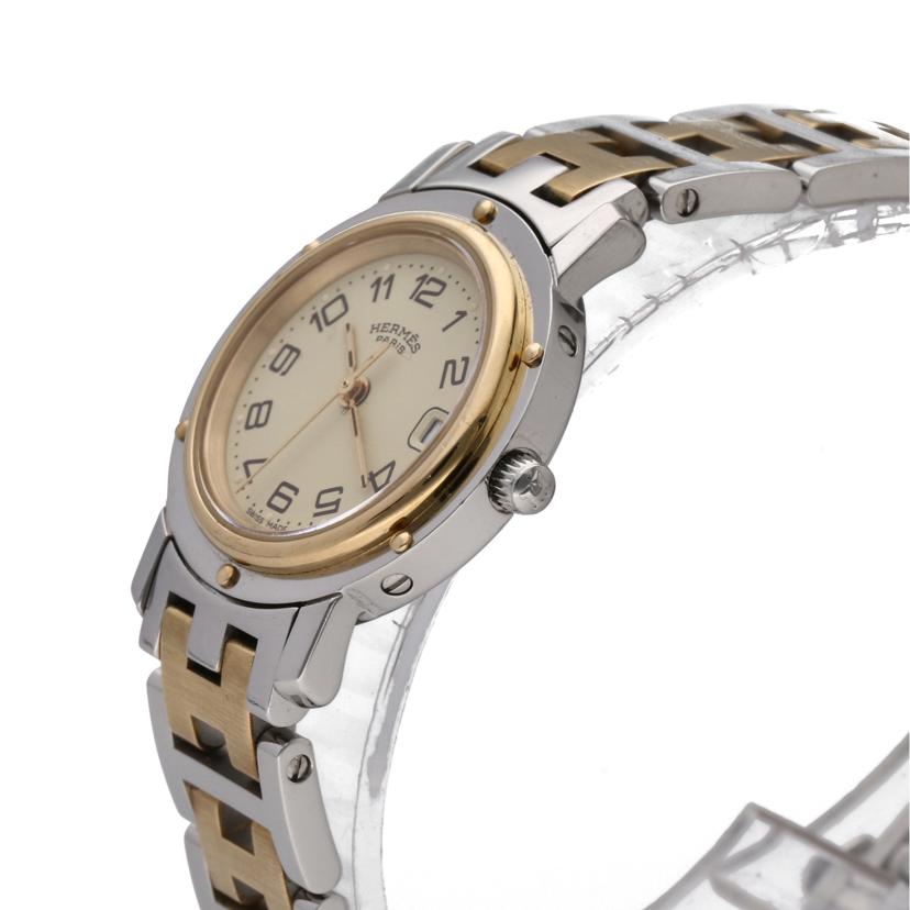 HERMES エルメス/クリッパー・アイボリー/レディース/クオーツ/CL4.220//1228267/ABランク/75