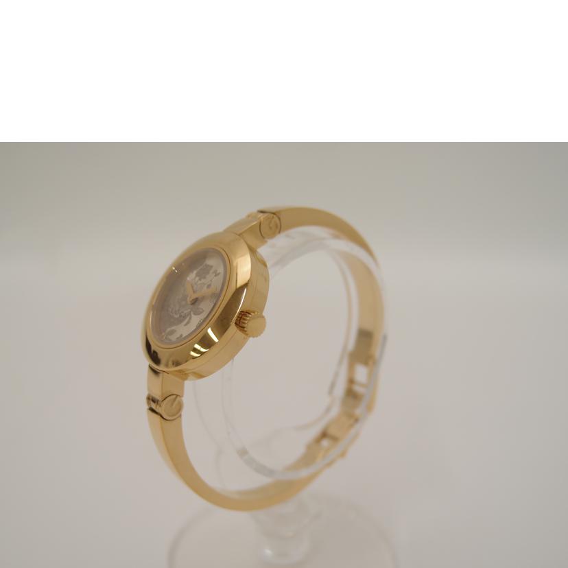 GUCCI グッチ 腕時計 花柄 /Gサークルフローラ・バングルウォッチ/ゴールド/105//10671704/Aランク/69