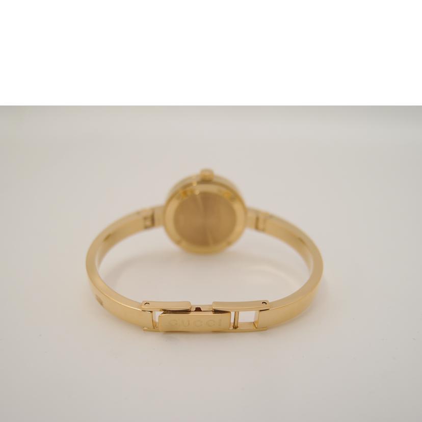 GUCCI グッチ 腕時計 花柄 /Gサークルフローラ・バングルウォッチ/ゴールド/105//10671704/Aランク/69