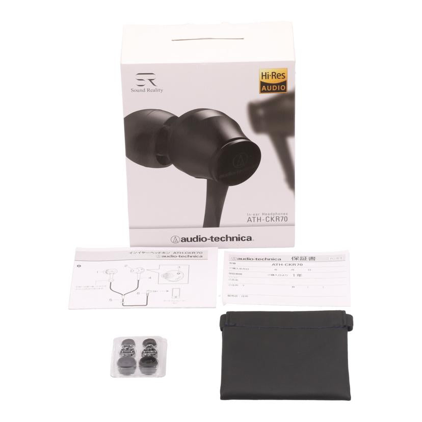 audio-technica オーディオテクニカ/イヤホン/ATH-CKR70//Bランク/62