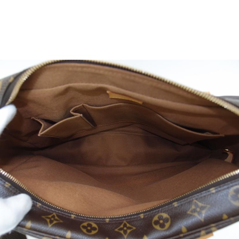 LOUIS VUITTON ルイ・ヴィトン ブリーフケース 2way ショルダー ブラウン メンズ レディース/サック・ボスフォール/モノグラム/M40043//CA0095/ABランク/69