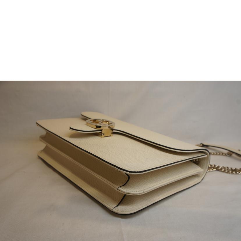 GUCCI グッチ/インターロッキングGフラップチェーンショルダー/510303//527***/Aランク/92