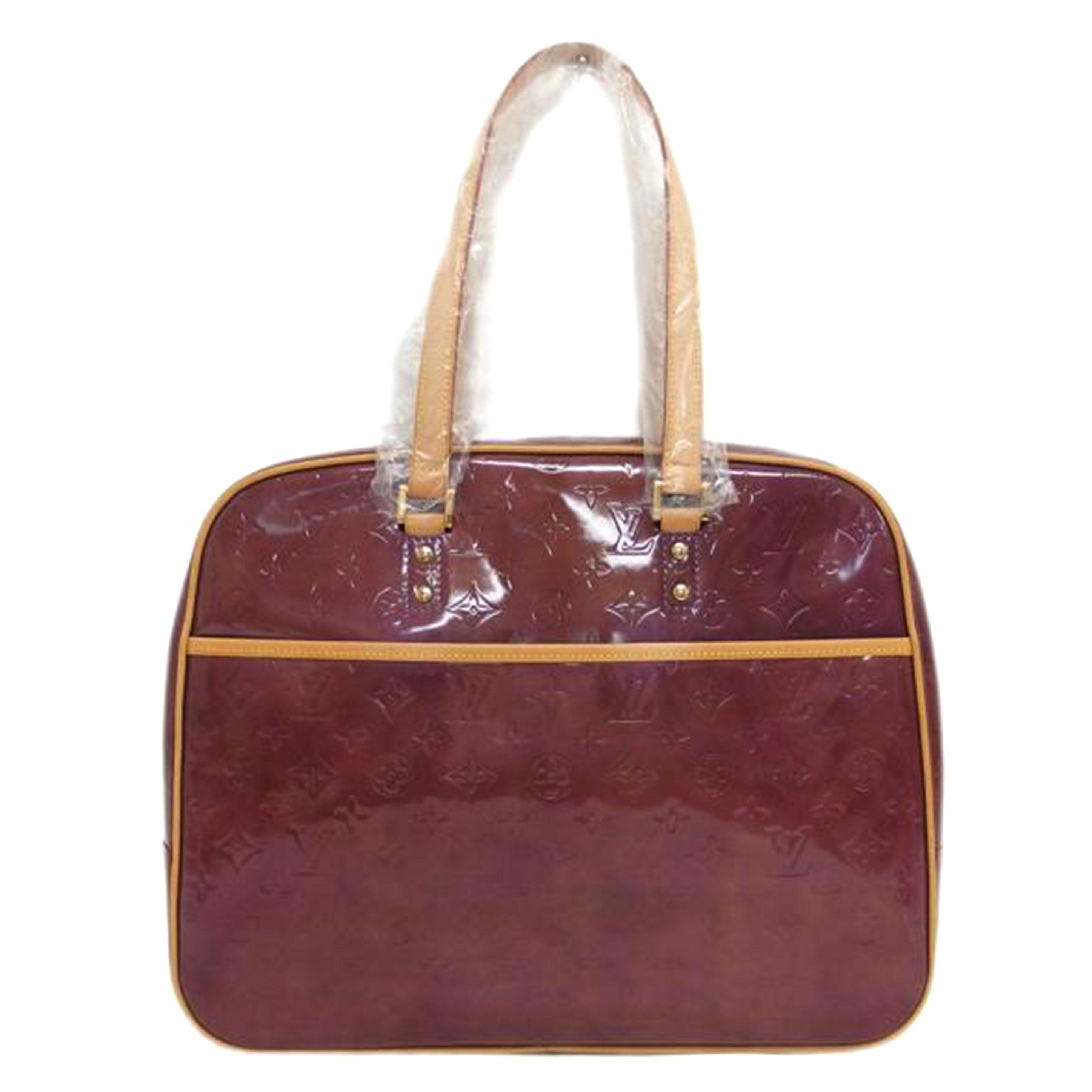 LV ルイヴィトン/サットン/モノグラム/ヴェルニ/パープル/M91081//CA1929/ABランク/04