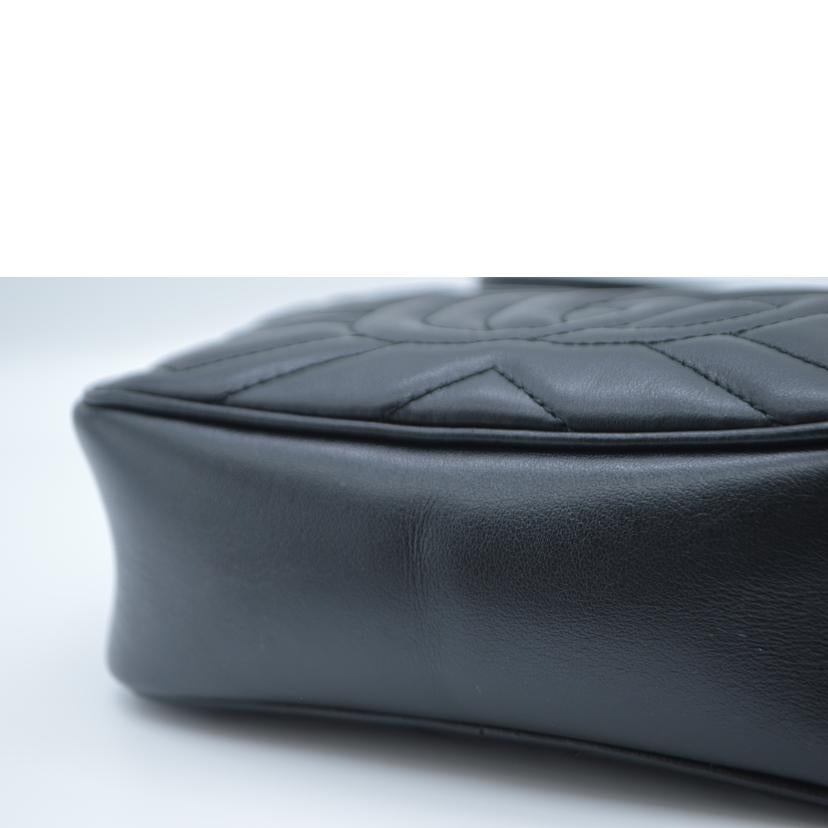 GUCCI グッチ/GGマーモントミニチェーンレザーショルダー/448065//493***/Aランク/89