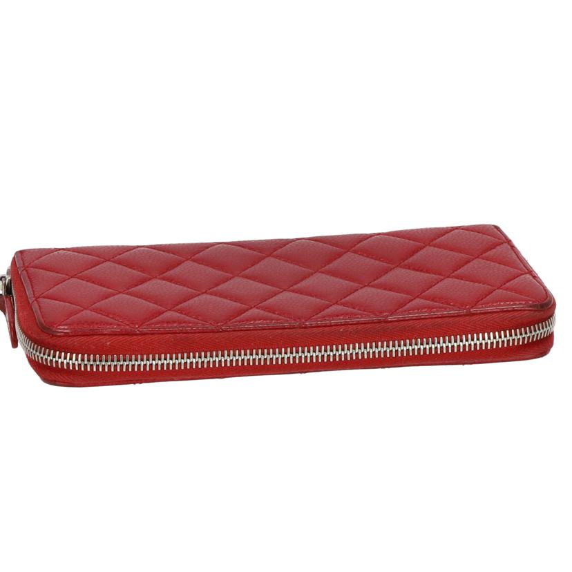 CHANEL シャネル/マトラッセキャビアスキンラウンドファスナー財布/A50097//16788616/Bランク/75