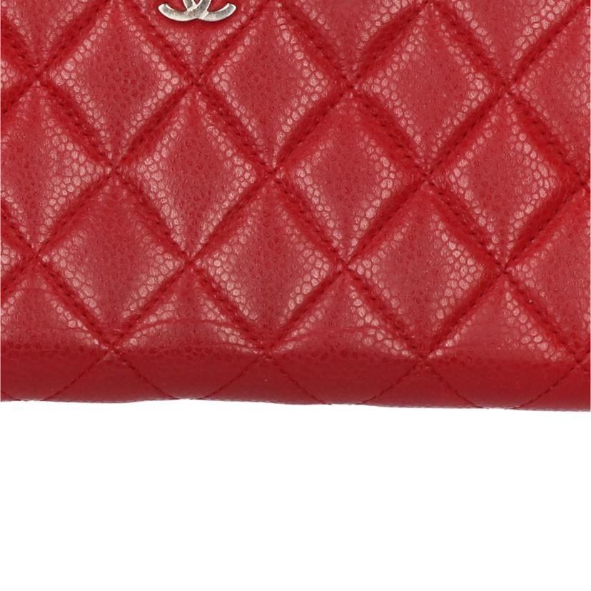 CHANEL シャネル/マトラッセキャビアスキンラウンドファスナー財布/A50097//16788616/Bランク/75