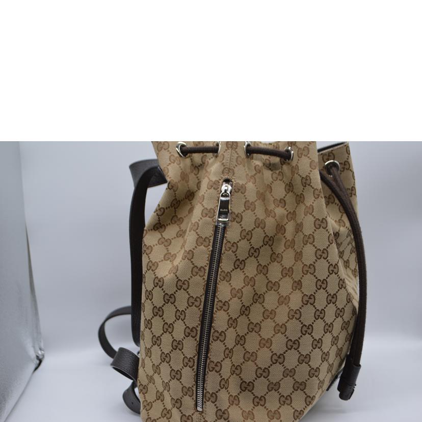 GUCCI グッチ/GGキャンバスレザーバッグパック/449175//527***/SAランク/89