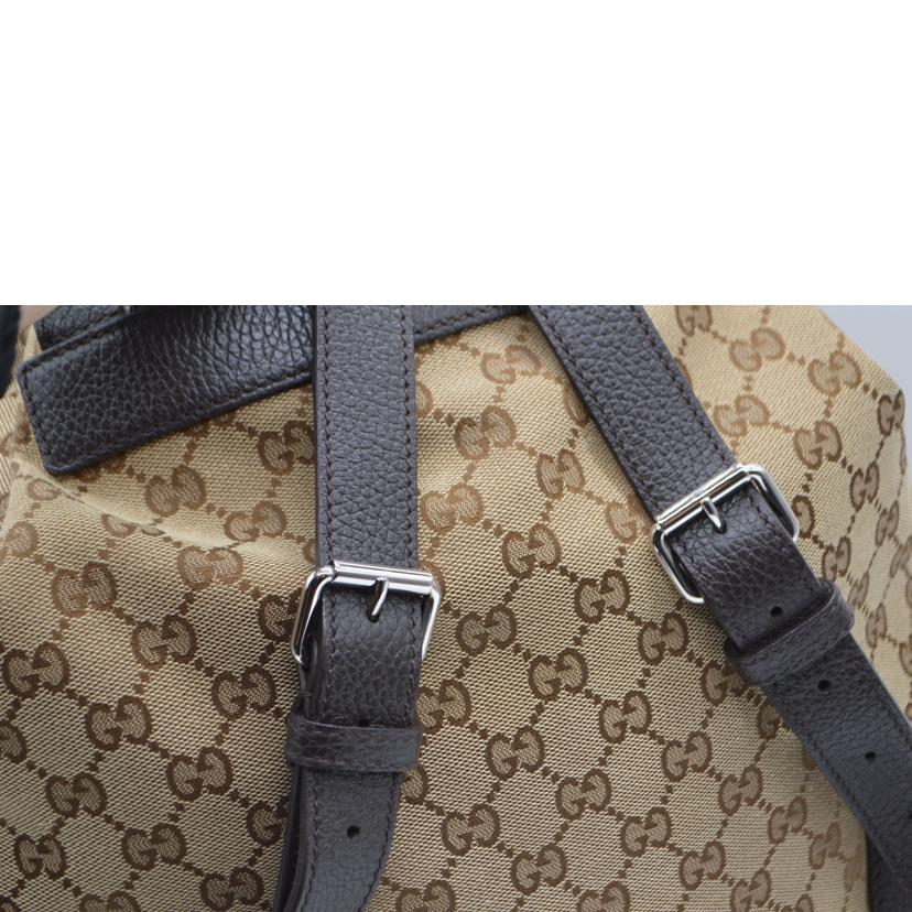 GUCCI グッチ/GGキャンバスレザーバッグパック/449175//527***/SAランク/89
