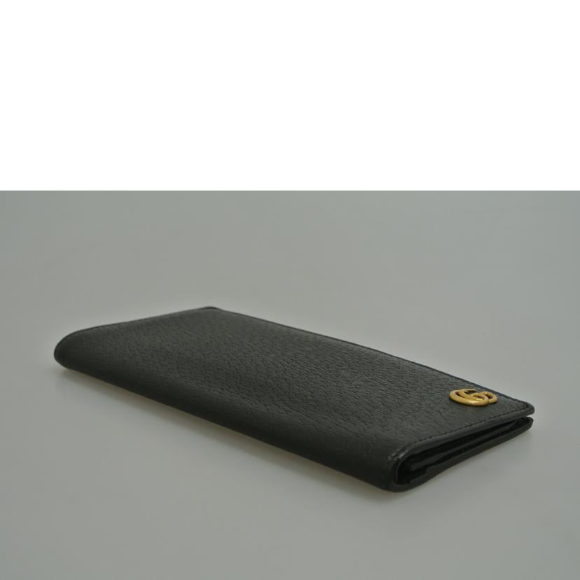 GUCCI グッチ/GGマーモント札入れ 黒/459133//496334/Bランク/87