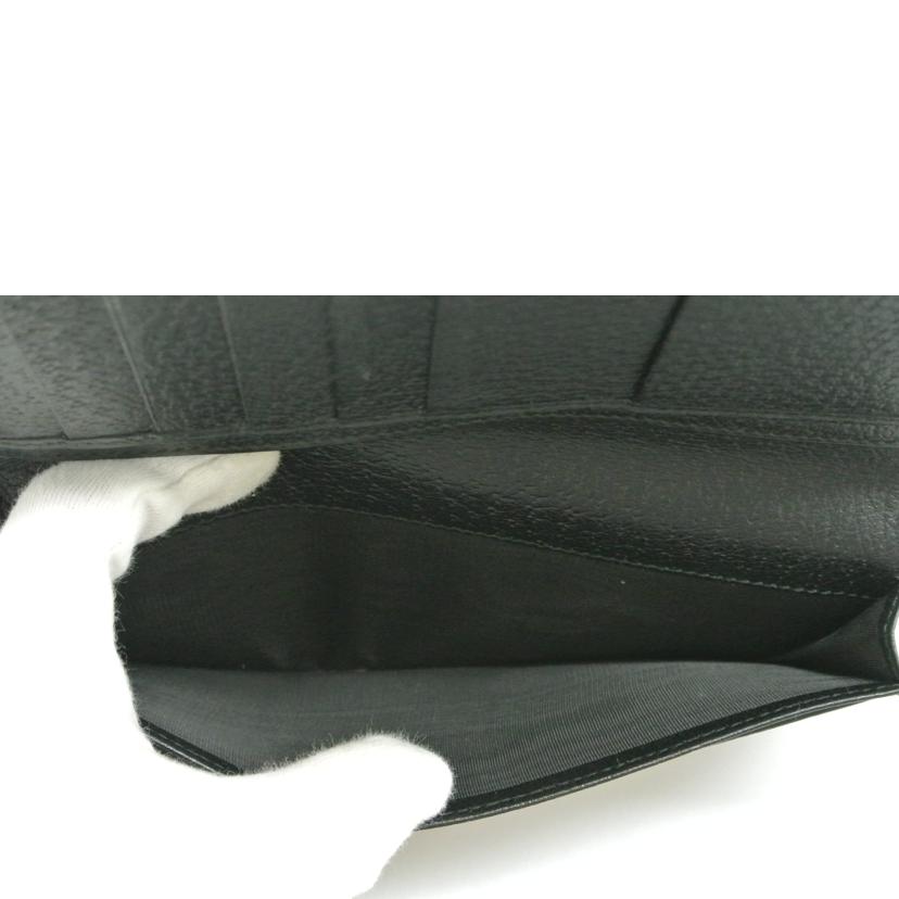 GUCCI グッチ/GGマーモント札入れ 黒/459133//496334/Bランク/87