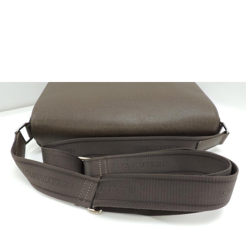 LOUIS VUITTON ルイ・ヴィトン メッセンジャー ショルダー 斜め掛け レザー ブラウン メンズ/ロマンMM/タイガ/グリズリ/M32678//DU4111/ABランク/69