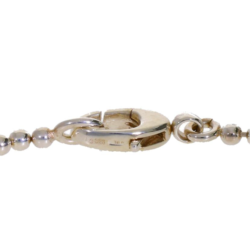 GUCCI グッチ/SV925インターロッキングGハートネックレス//ABランク/75