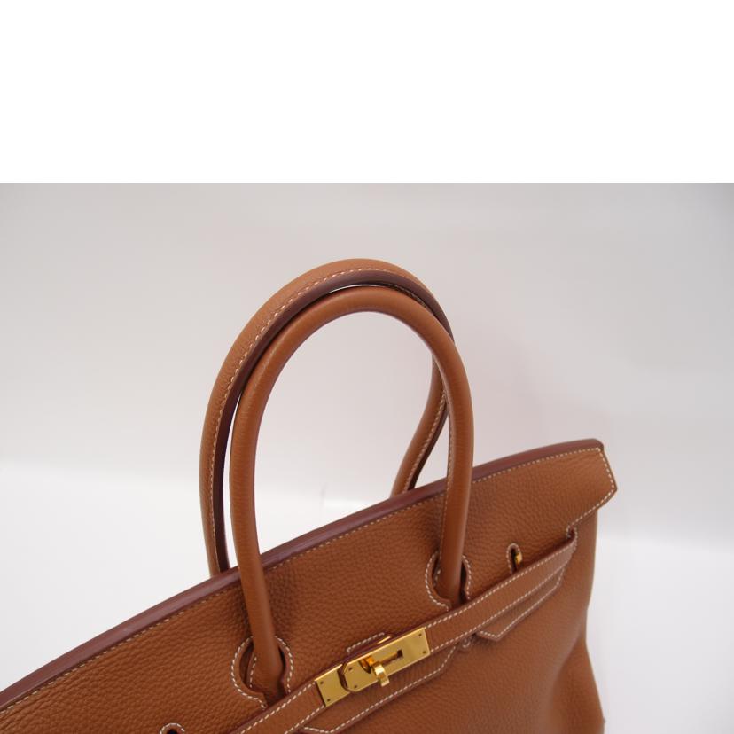 HERMES エルメス ハンドバッグ 2009年製 レザー ゴールド金具/バーキン35/トゴ/ゴールド/027634CC//口M刻印(2009)/ABランク/69