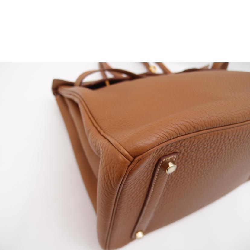 HERMES エルメス ハンドバッグ 2009年製 レザー ゴールド金具/バーキン35/トゴ/ゴールド/027634CC//口M刻印(2009)/ABランク/69