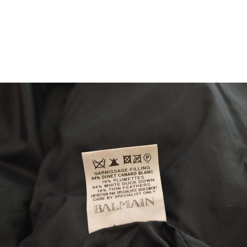 BALMAIN バルマン/BALMAINダウンジャケット/メンズ/黒//ABランク/89