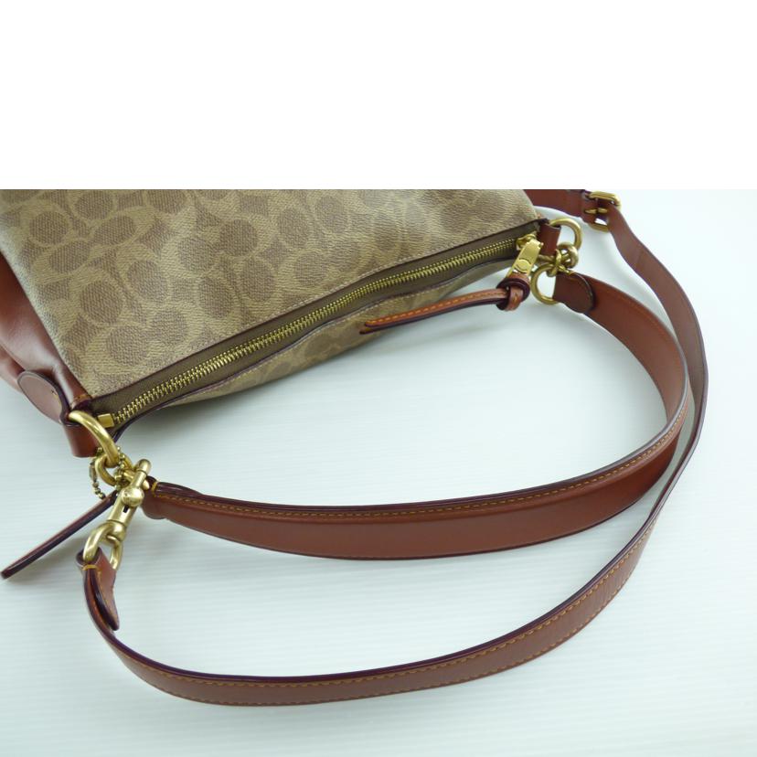 COACH コーチ/シェイ ショルダーバッグ シグネチャー キャンバス/597//B2122/Aランク/64