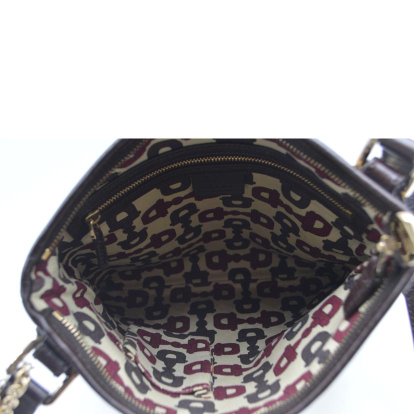 GUCCI グッチ/GGキャンバスシェリーラインレザーショルダー/144388//213***/Aランク/89