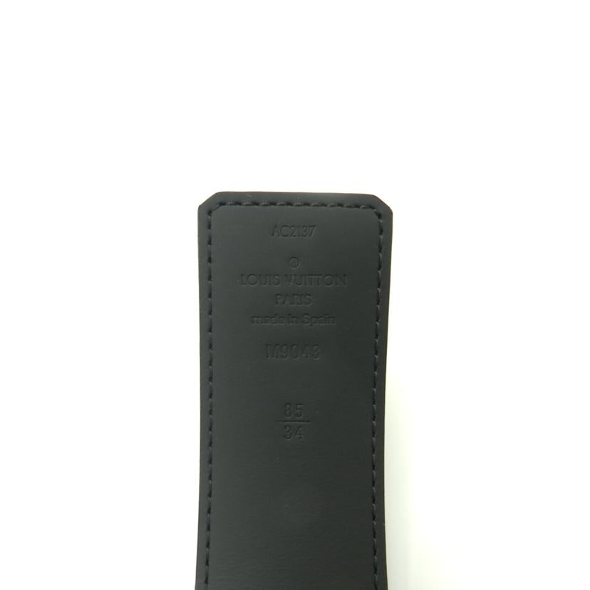 LOUIS VUITTON ルイヴィトン ベルト 40MM 黒 リバーシブル/サンチュールLVイニシャル/モノグラムエクリプス/W85㎝/M9043//AC2137/SAランク/69