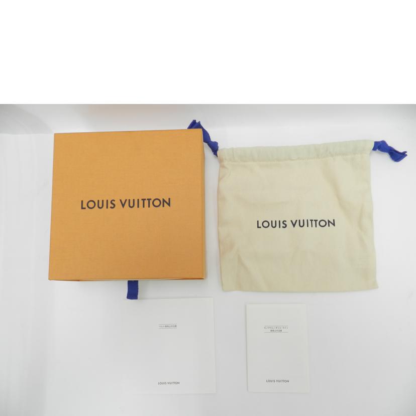 LOUIS VUITTON ルイヴィトン ベルト 40MM 黒 リバーシブル/サンチュールLVイニシャル/モノグラムエクリプス/W85㎝/M9043//AC2137/SAランク/69