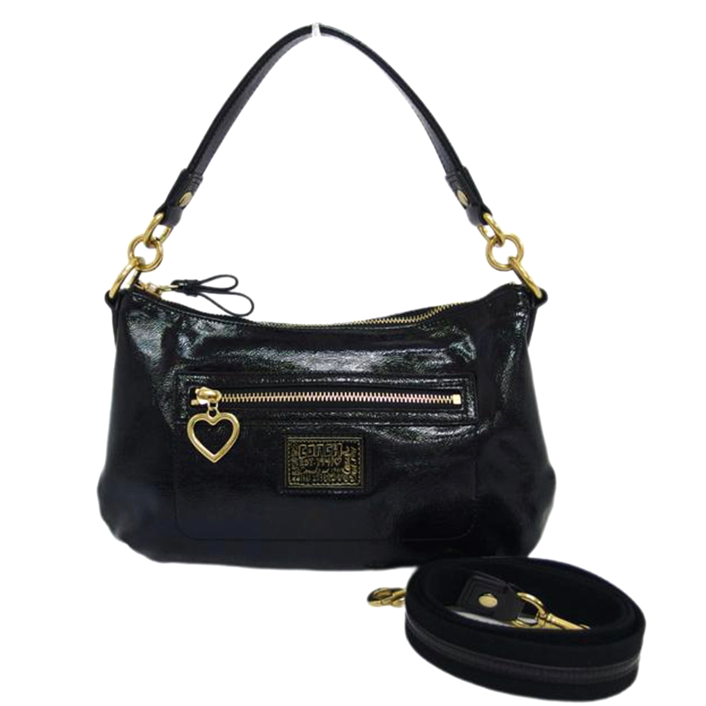 COACH コーチ/デイジーポピー/2WAYショルダーバッグ/ブラック/F20017//H1282/Aランク/04