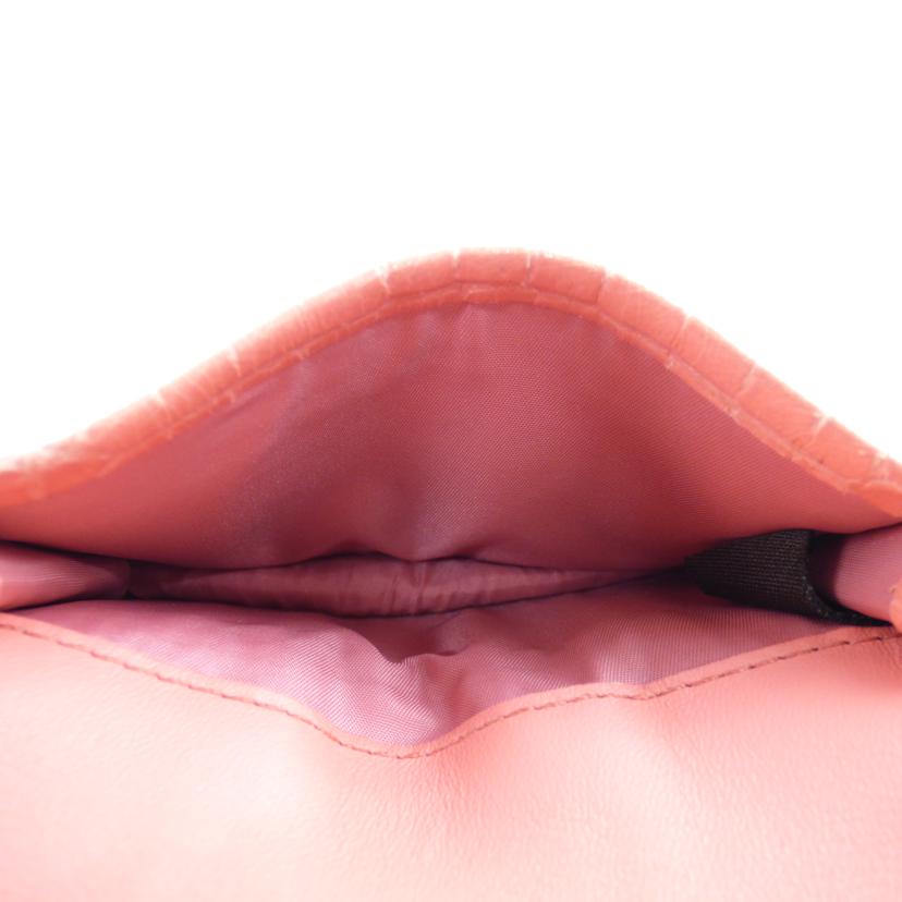 COACH コーチ/2つ折りカードケース/クロコ型押しレザー//ABランク/64