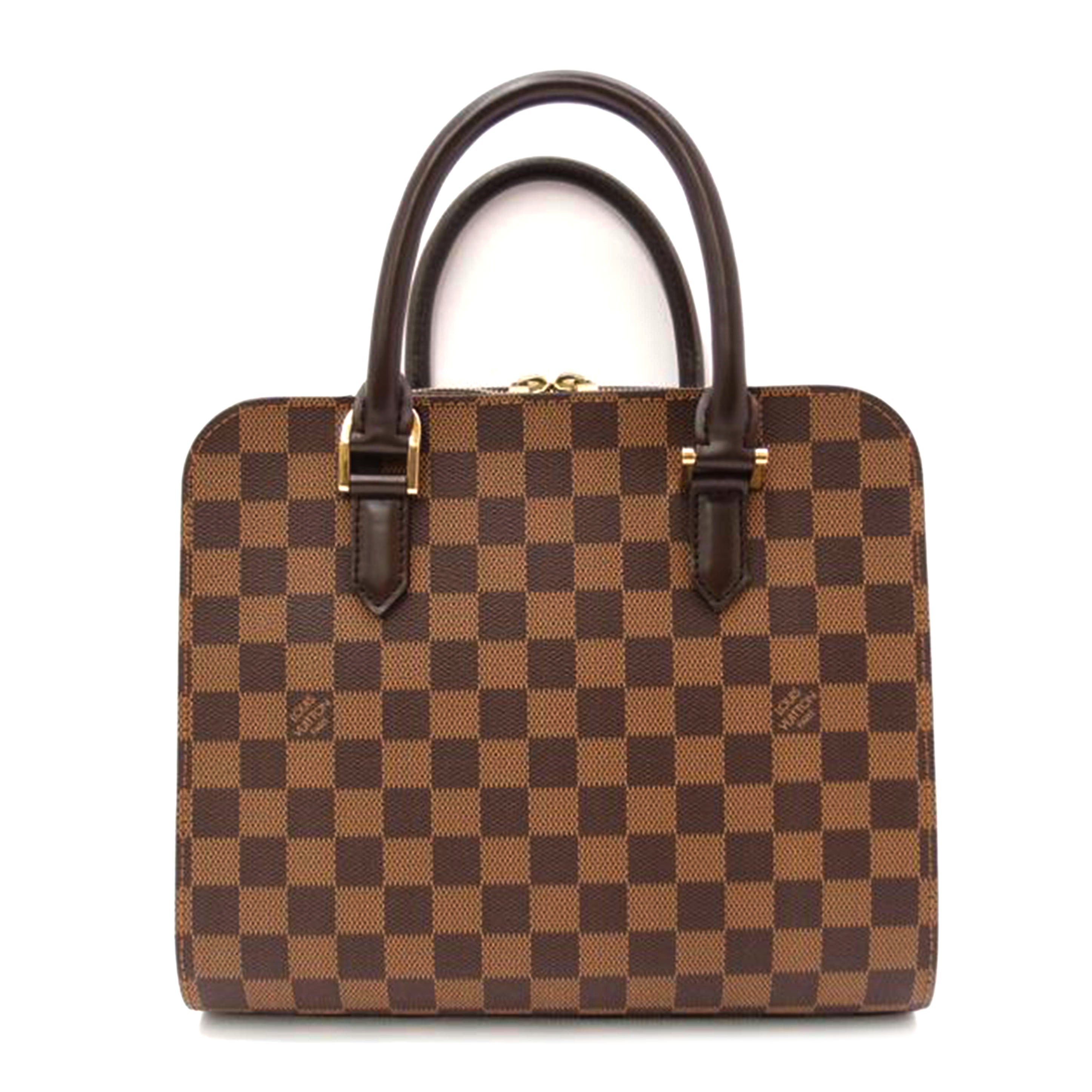LOUIS VUITTON ルイ・ヴィトン ハンドバッグ 市松模様 ブラウン レディース/トリアナ/ダミエ・エベヌ/N51155//VI0013/SAランク/69