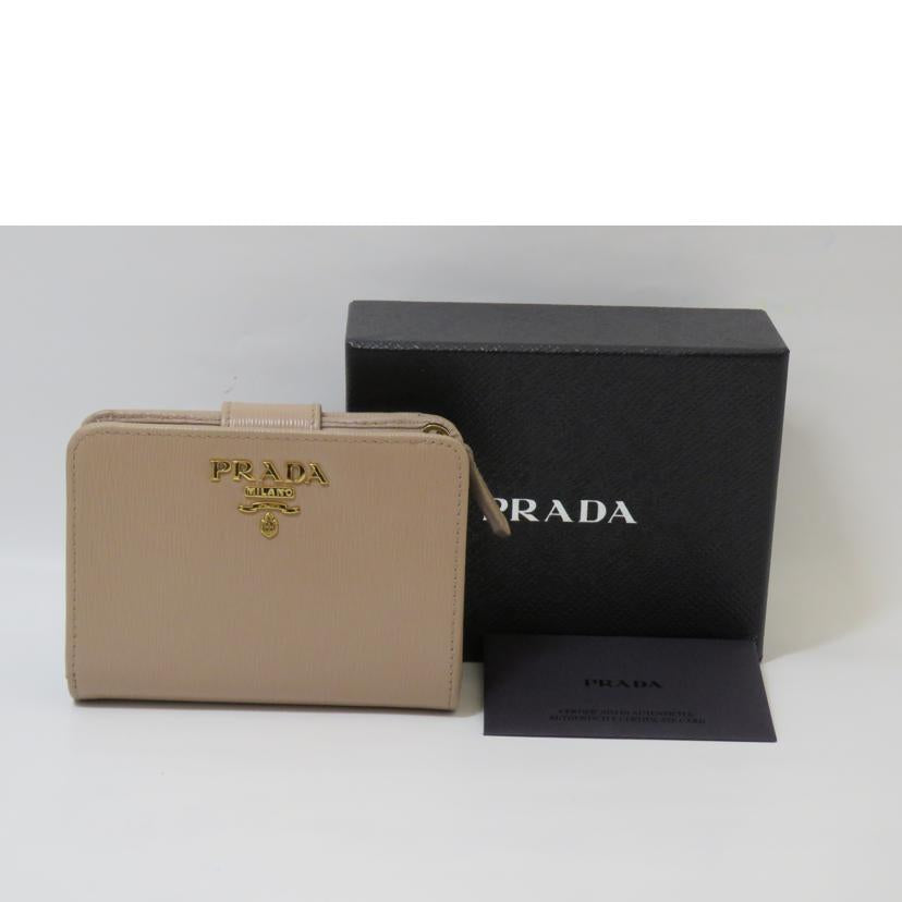 PRADA プラダ/ヴィッテロムーブコンパクトレザー財布/1MlL018//236/ABランク/90