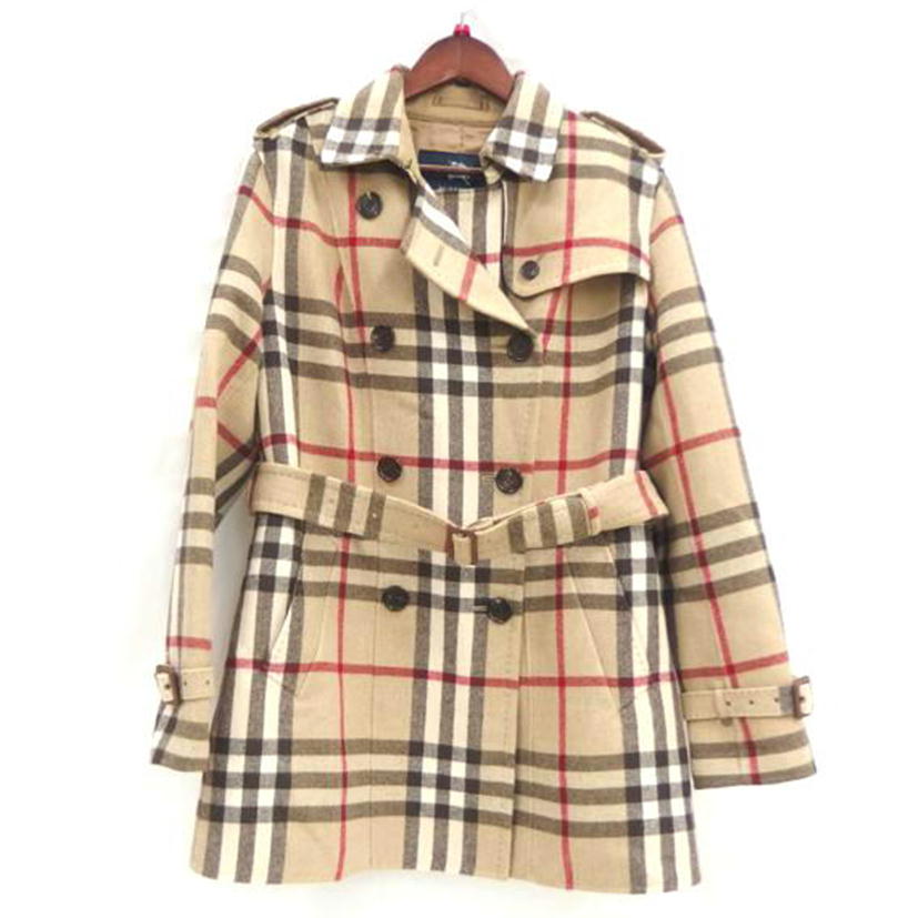 BURBERRY バーバリー/BURBERRY チェック柄 Pコート //Aランク/82