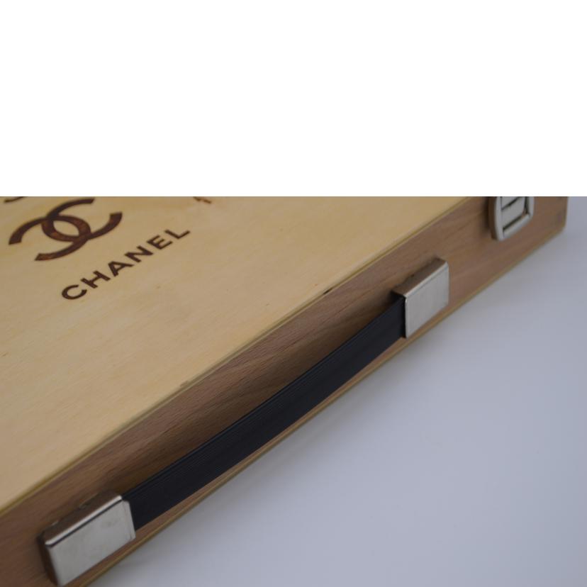 CHANEL シャネル/ロゴウッドアタッシュケース2015/ノベルティ//ABランク/89