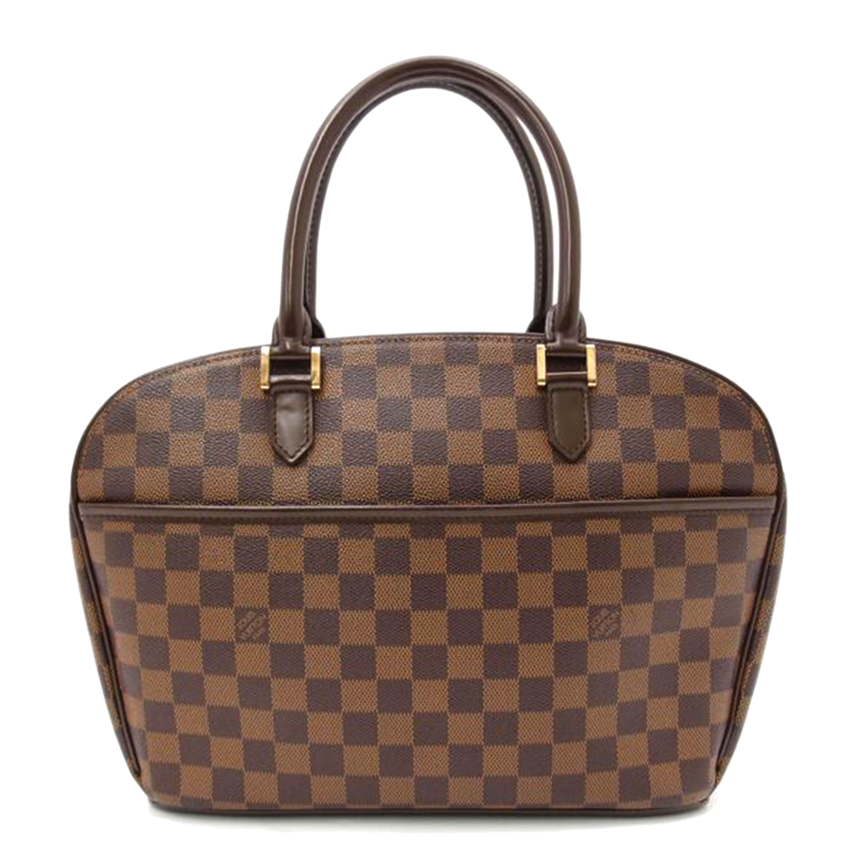 LOUIS VUITTON ルイ・ヴィトン ハンドバッグ 手提げ 市松模様 ブラウン レディース/サリア・オリゾンタル/ダミエ・エベヌ/N51282//AR0061/ABランク/69