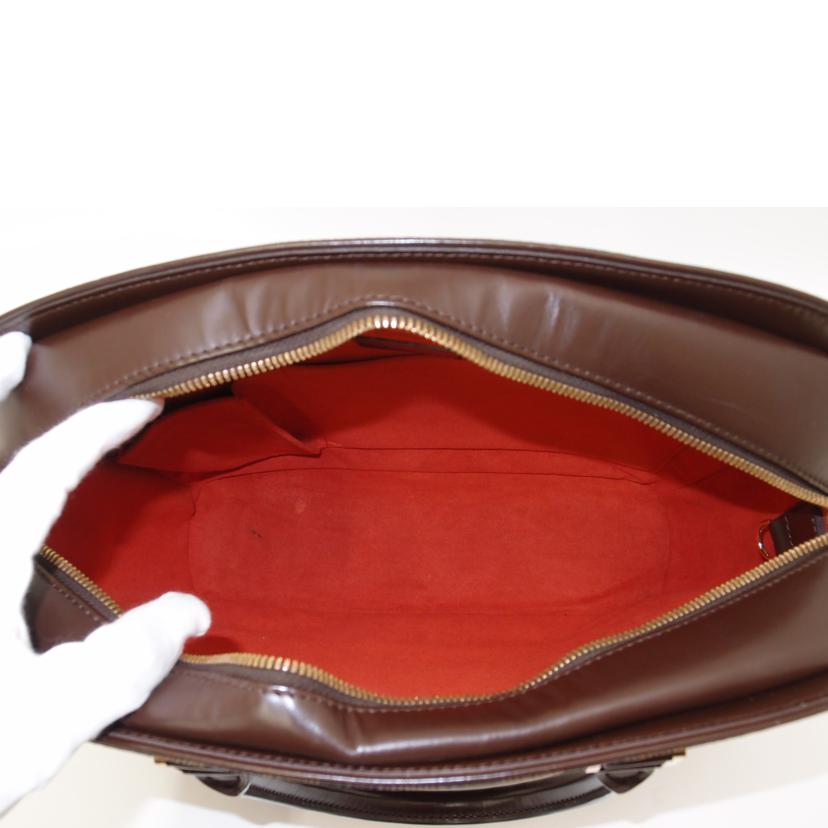 LOUIS VUITTON ルイ・ヴィトン ハンドバッグ 手提げ 市松模様 ブラウン レディース/サリア・オリゾンタル/ダミエ・エベヌ/N51282//AR0061/ABランク/69