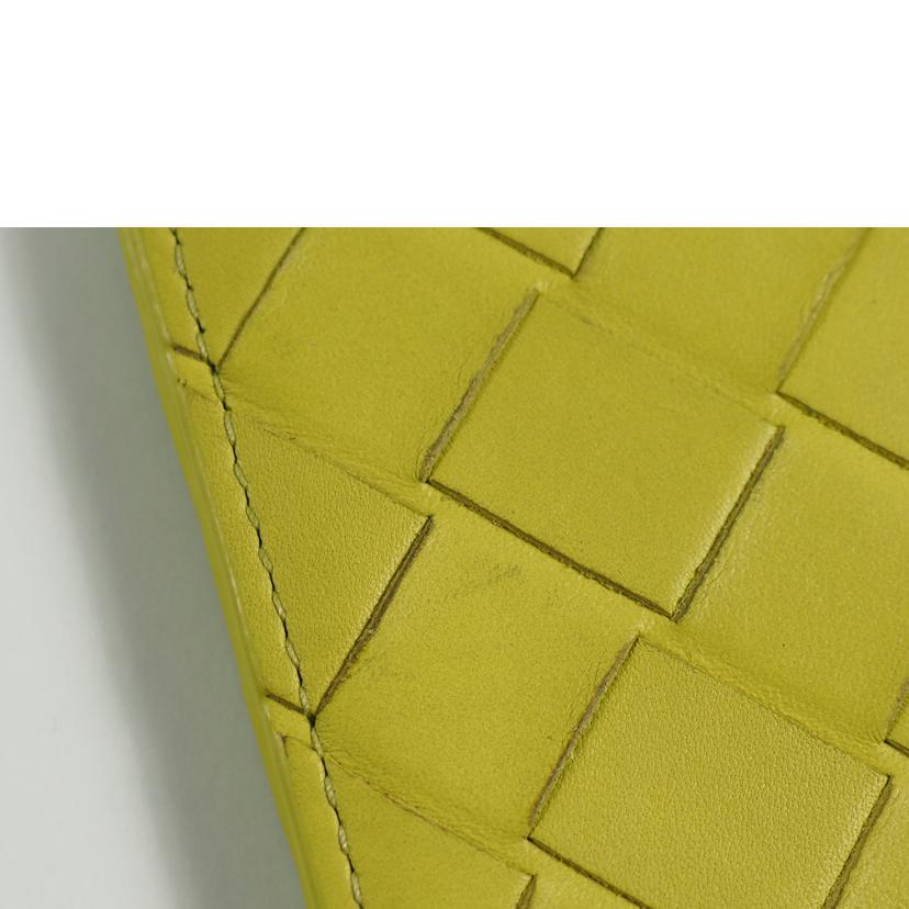 BOTTEGA VENETA ボッテガヴェネタ/イントレチャート スリム カードケース 二つ折り 札入れ マネークリップ/390877VB0T3//Bランク/79