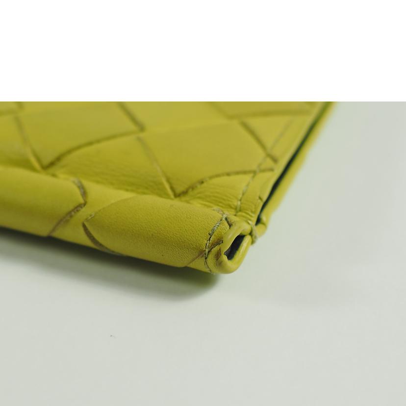 BOTTEGA VENETA ボッテガヴェネタ/イントレチャート スリム カードケース 二つ折り 札入れ マネークリップ/390877VB0T3//Bランク/79