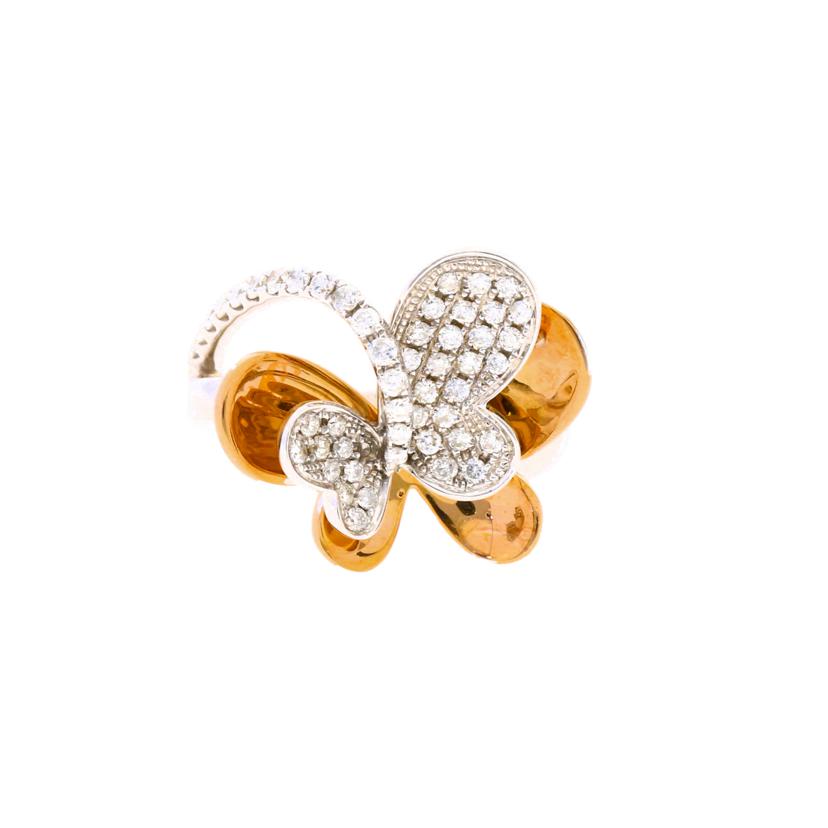/ K18ダイヤリング0.55ct//ABランク/75