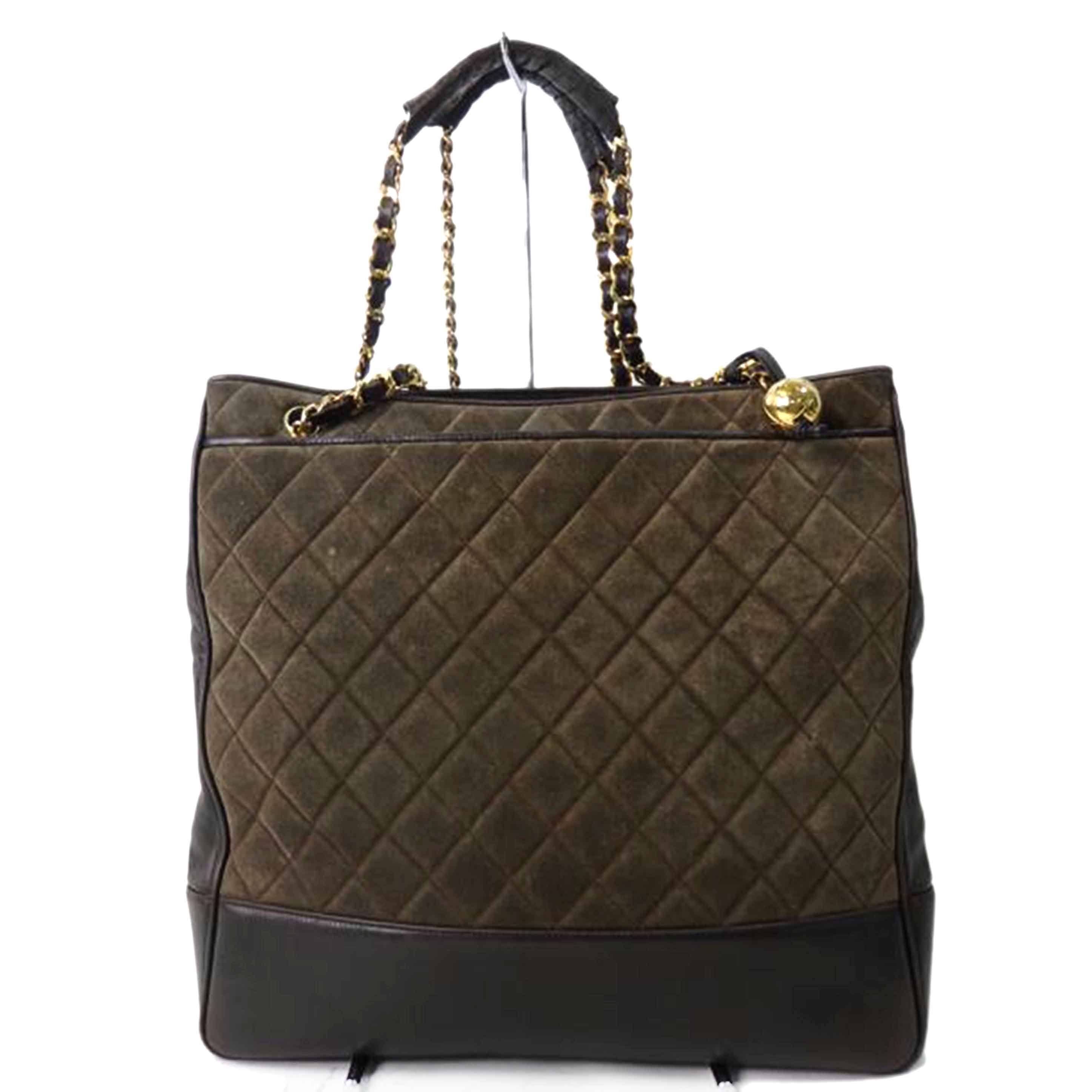 CHANEL シャネル/スエードチェーンショルダーバッグ/茶//BCランク/84